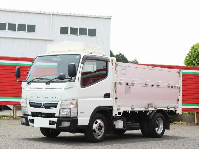 三菱 キャンター 小型 平ボディ 床鉄板 アルミブロック の中古トラック【車両No.149372】