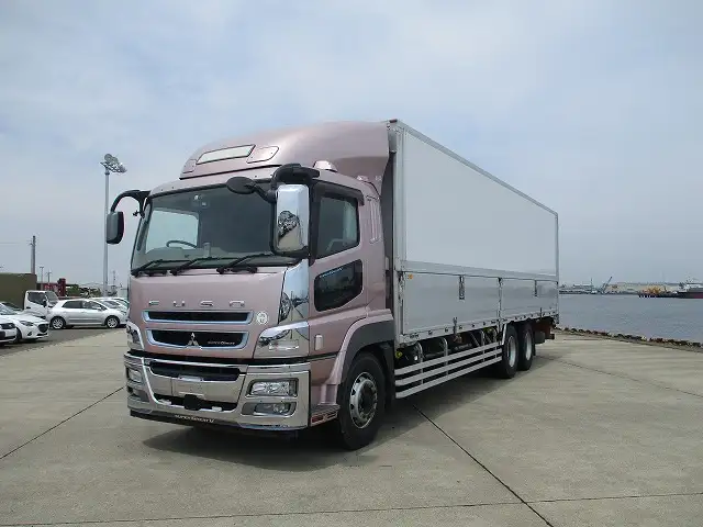 三菱 スーパーグレート 大型 ウイング 床鉄板 エアサス の中古トラック【車両No.149407】
