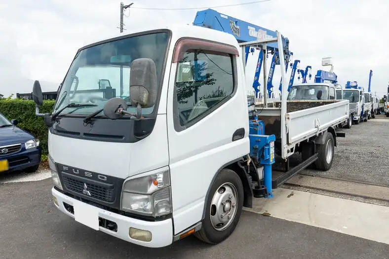 三菱 キャンター 小型 クレーン付 4段 ラジコン の中古トラック【車両No.149417】