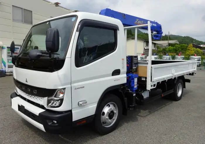 三菱 キャンター 小型 クレーン付 5段 ラジコン の中古トラック【車両No.149444】