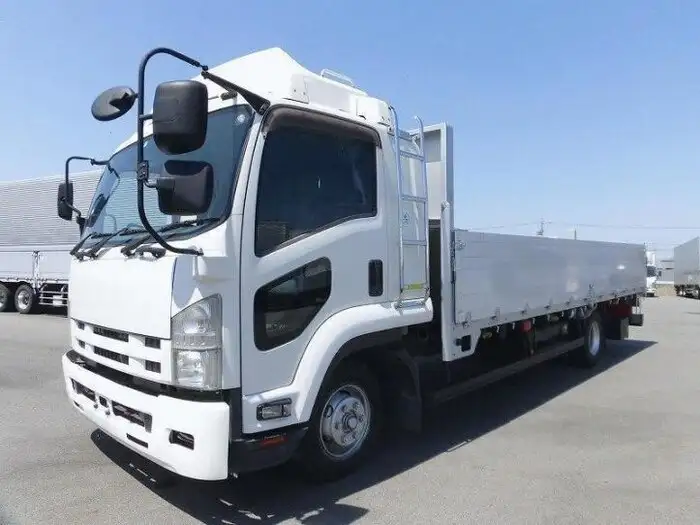 いすゞ フォワード 中型/増トン 平ボディ アルミブロック ベッド の中古トラック【車両No.149529】