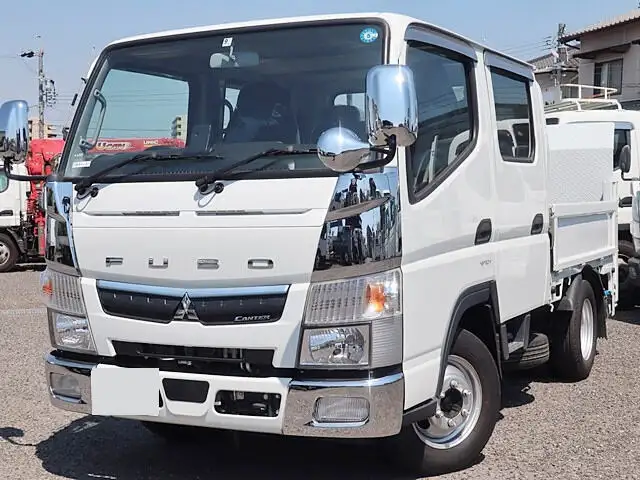 三菱 キャンター 小型 平ボディ Wキャブ パワーゲート の中古トラック【車両No.149481】