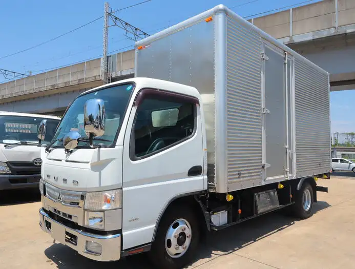 三菱 キャンター 小型 アルミバン 床鉄板 サイドドア の中古トラック【車両No.149534】