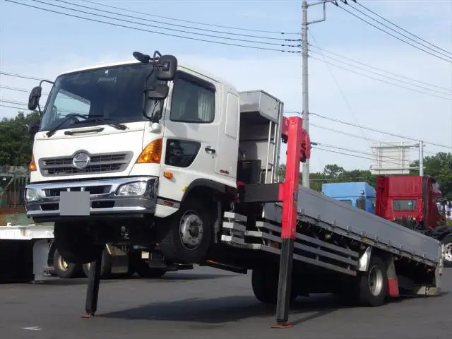 日野 レンジャー 中型/増トン 車両重機運搬 4段クレーン ラジコン の中古トラック【車両No.149632】