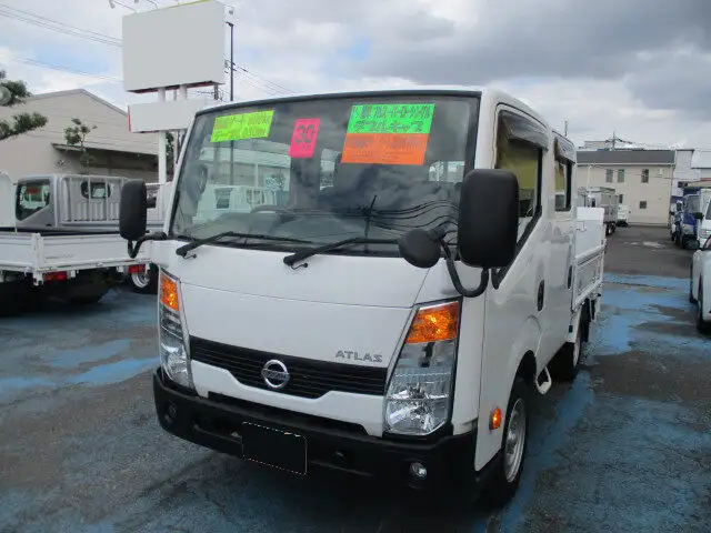 日産 アトラス 小型 平ボディ Wキャブ パワーゲート の中古トラック【車両No.149935】