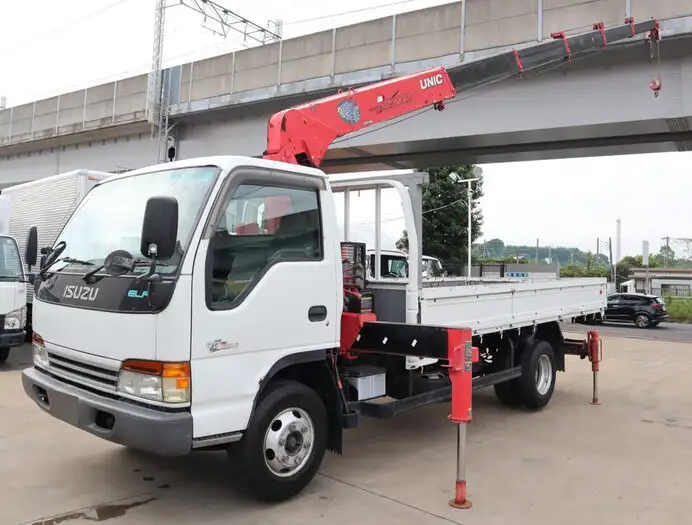 いすゞ エルフ 小型 クレーン付 6段 ラジコン の中古トラック【車両No.149862】
