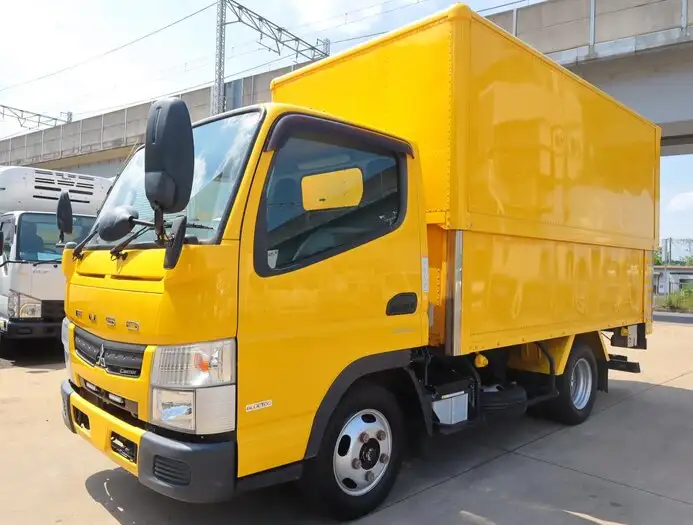 三菱 キャンター 小型 アルミバン リンボー センターローラー の中古トラック【車両No.149847】
