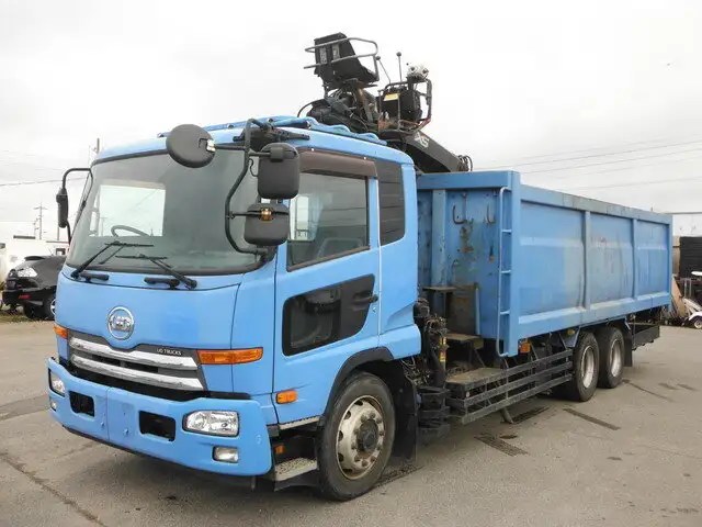 日産UD コンドル 中型/増トン クレーン付 ヒアブ ベッド の中古トラック【車両No.149976】