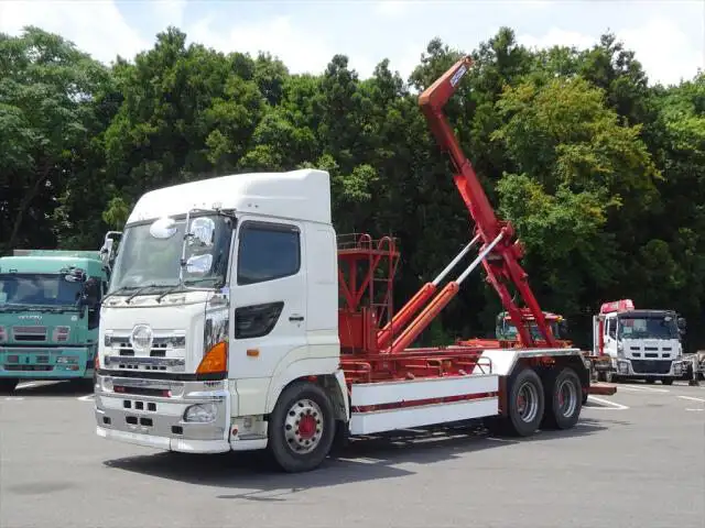 日野 プロフィア 大型 アームロール ハイルーフ ツインホイスト の中古トラック【車両No.149973】