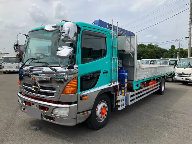 日野 レンジャー 中型/増トン クレーン付 アルミブロック 4段 の中古トラック【車両No.150072】