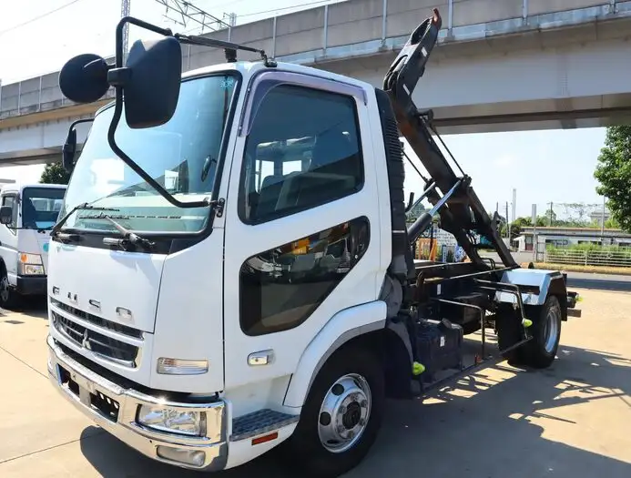三菱 ファイター 中型/増トン アームロール ツインホイスト PDG-FK71R の中古トラック【車両No.150193】