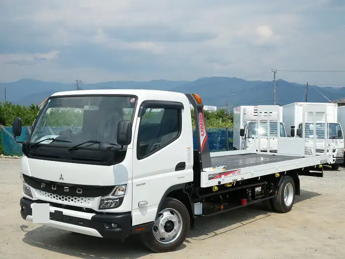 三菱 キャンター 小型 車両重機運搬 ラジコン ウインチ の中古トラック【車両No.150300】
