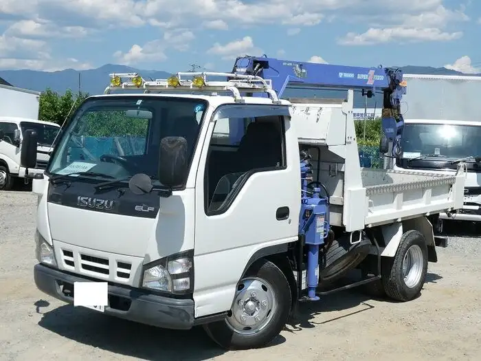 いすゞ エルフ 小型 ダンプ クレーン付き PB-NKR81AN の中古トラック【車両No.150302】