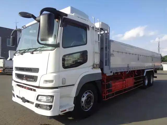 三菱 スーパーグレート 大型 ダンプ 土砂禁 ステンレス張り の中古トラック【車両No.150347】