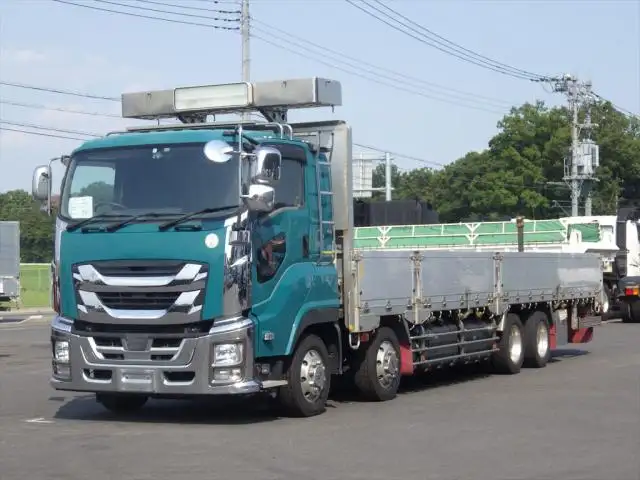 いすゞ ギガ 大型 平ボディ アルミブロック エアサス の中古トラック【車両No.150326】