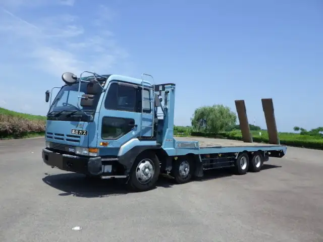 日産UD クオン 大型 車両重機運搬 ウインチ ベッド の中古トラック【車両No.150406】