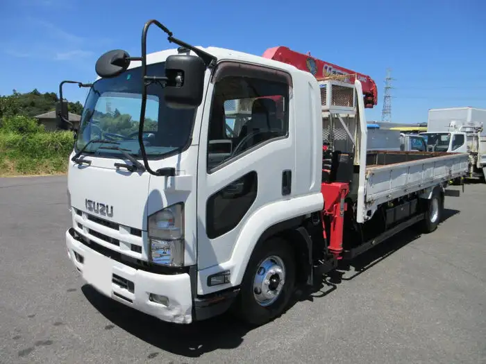いすゞ フォワード 中型/増トン クレーン付 床鉄板 4段 の中古トラック【車両No.150489】