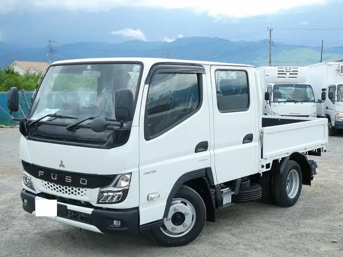三菱 キャンター 小型 平ボディ Wキャブ 2RG-FBA20 の中古トラック【車両No.150592】