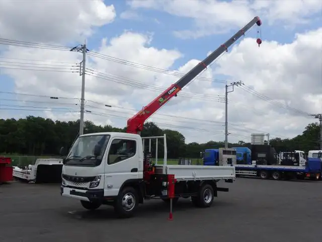 三菱 キャンター 小型 クレーン付 5段 ラジコン の中古トラック【車両No.150643】