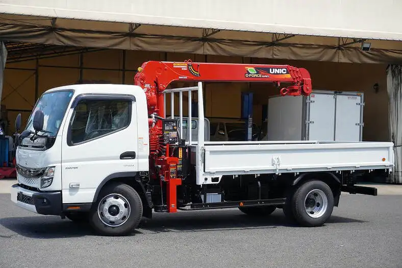 三菱 キャンター 小型 クレーン付 4段 ラジコン の中古トラック【車両No.150587】
