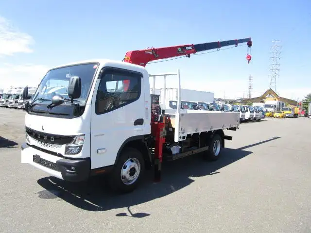 三菱 キャンター 小型 クレーン付 アルミブロック 4段 の中古トラック【車両No.150665】