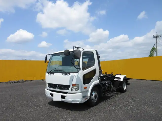 三菱 ファイター 中型/増トン アームロール ツインホイスト TKG-FK71F の中古トラック【車両No.150721】