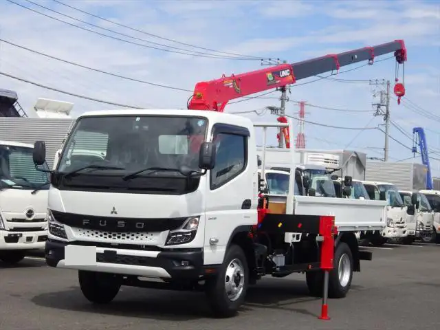 三菱 キャンター 小型 クレーン付 4段 ラジコン の中古トラック【車両No.150675】
