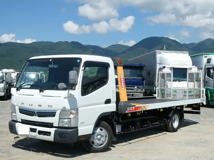 三菱 キャンター 小型 車両重機運搬 ラジコン ウインチ の中古トラック【車両No.151028】