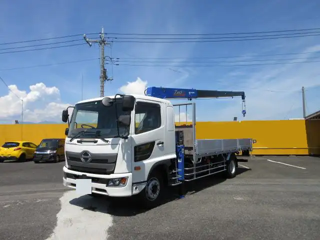 日野 レンジャー 中型/増トン クレーン付 アルミブロック 4段 の中古トラック【車両No.151136】