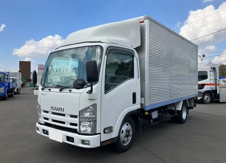 いすゞ エルフ 小型 アルミバン パワーゲート TKG-NMR85AN の中古トラック【車両No.151206】