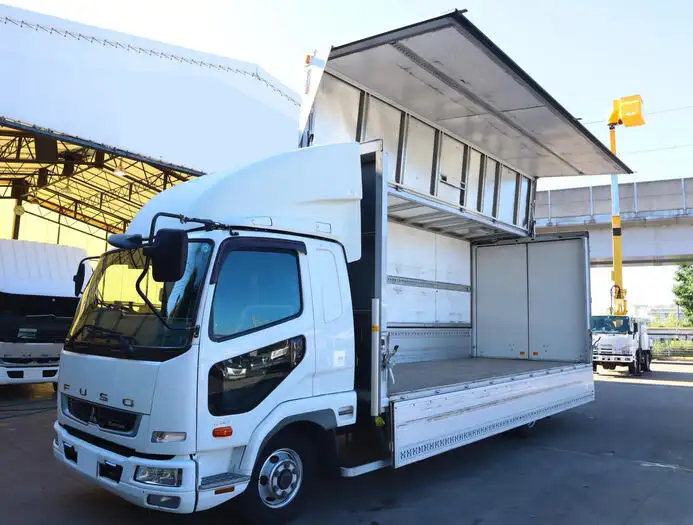 三菱 ファイター 中型/増トン ウイング パワーゲート 2KG-FK61F の中古トラック【車両No.151229】