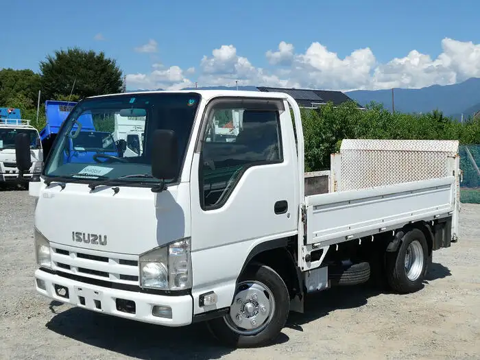 いすゞ エルフ 小型 平ボディ パワーゲート 床鉄板 の中古トラック【車両No.151385】