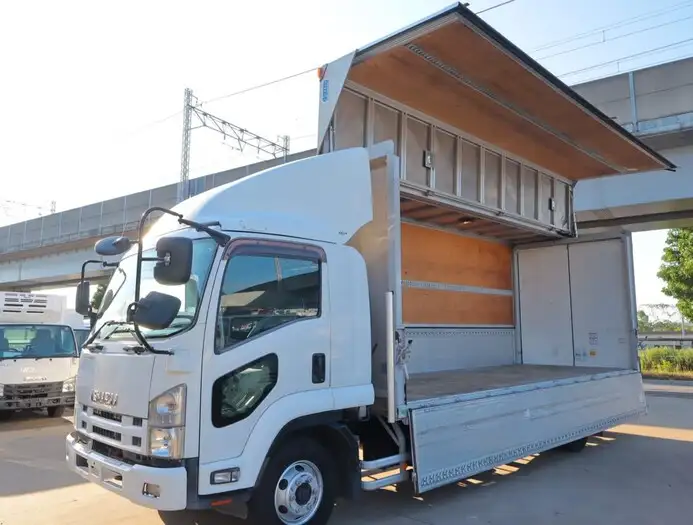 いすゞ フォワード 中型/増トン ウイング パワーゲート ベッド の中古トラック【車両No.151585】