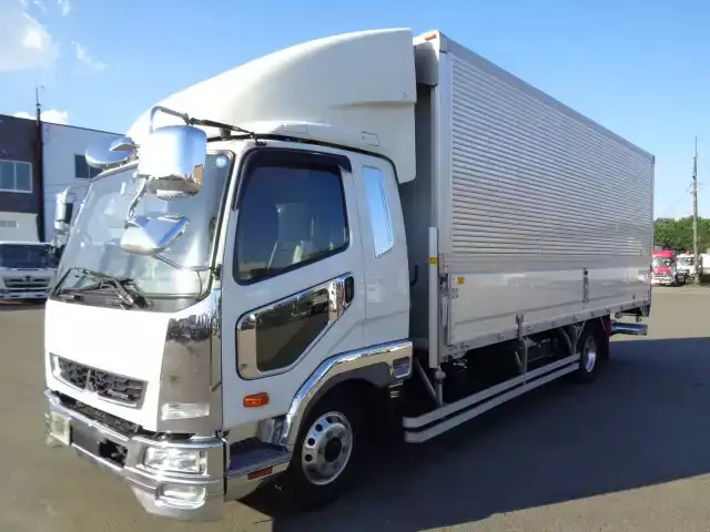 三菱 ファイター 中型/増トン ウイング パワーゲート ベッド の中古トラック【車両No.151708】