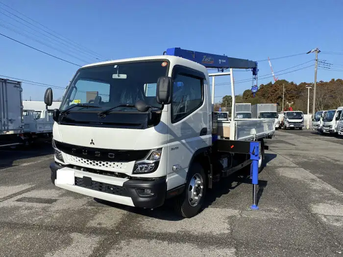 三菱 キャンター 小型 クレーン付 4段 ラジコン の中古トラック【車両No.151087】