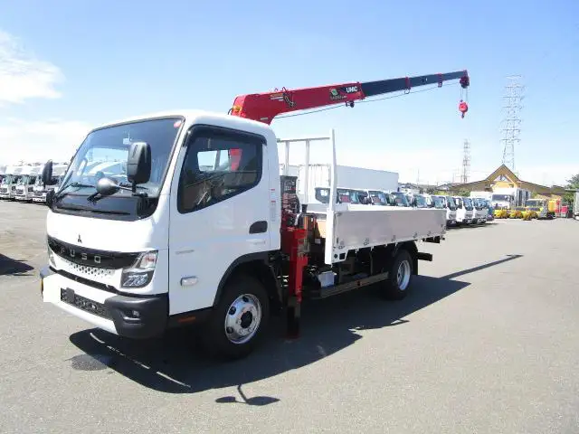 三菱 キャンター 小型 クレーン付 アルミブロック 4段 の中古トラック【車両No.151732】