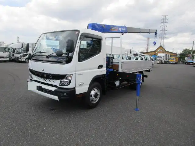 三菱 キャンター 小型 クレーン付 アルミブロック 4段 の中古トラック【車両No.151734】