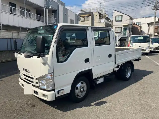 いすゞ エルフ 小型 平ボディ Wキャブ 2RG-NJR88A の中古トラック【車両No.151915】