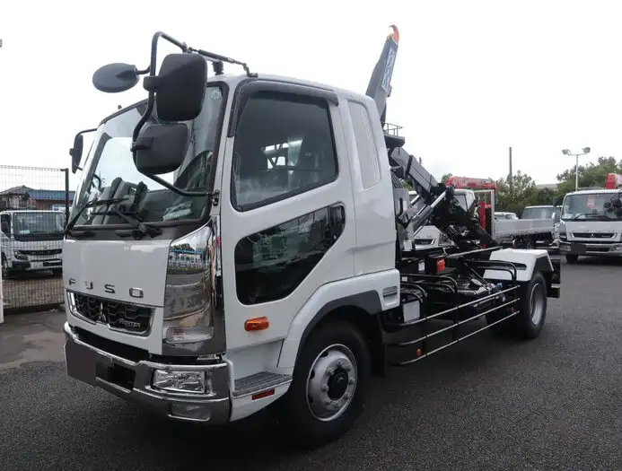 三菱 ファイター 中型/増トン アームロール ツインホイスト ベッド の中古トラック【車両No.151877】