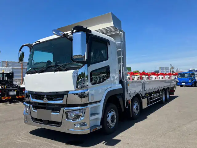 三菱 スーパーグレート 大型 平ボディ アルミブロック エアサス の中古トラック【車両No.152111】