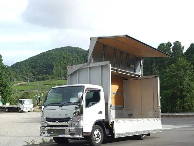 三菱 キャンター 小型 ウイング パワーゲート TKG-FEB80 の中古トラック【車両No.152081】