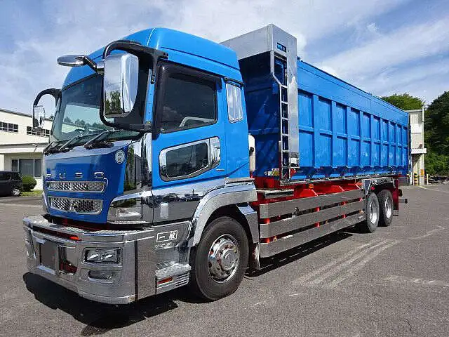 三菱 スーパーグレート 大型 ダンプ 土砂禁 ハイルーフ の中古トラック【車両No.152230】