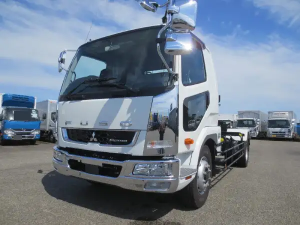 三菱 ファイター 中型/増トン アームロール ツインホイスト ベッド の中古トラック【車両No.152234】
