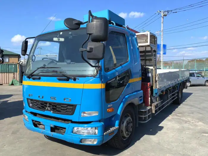 三菱 ファイター 中型/増トン クレーン付 アルミブロック エアサス の中古トラック【車両No.142474】