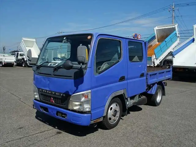 三菱 キャンター 小型 ダンプ Wキャブ PA-FE71BBD の中古トラック【車両No.152395】