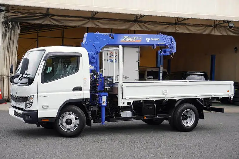 三菱 キャンター 小型 クレーン付 4段 ラジコン の中古トラック【車両No.152356】