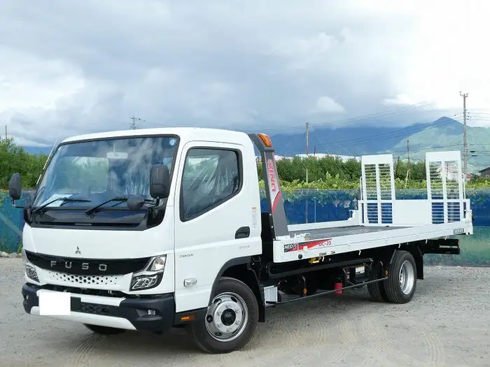 三菱 キャンター 小型 車両重機運搬 ラジコン ウインチ の中古トラック【車両No.152354】