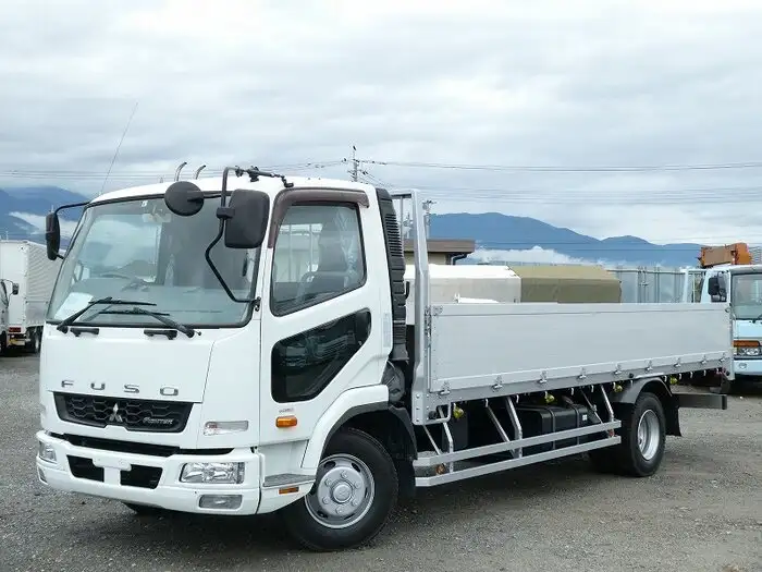 三菱 ファイター 中型/増トン 平ボディ 床鉄板 アルミブロック の中古トラック【車両No.152371】