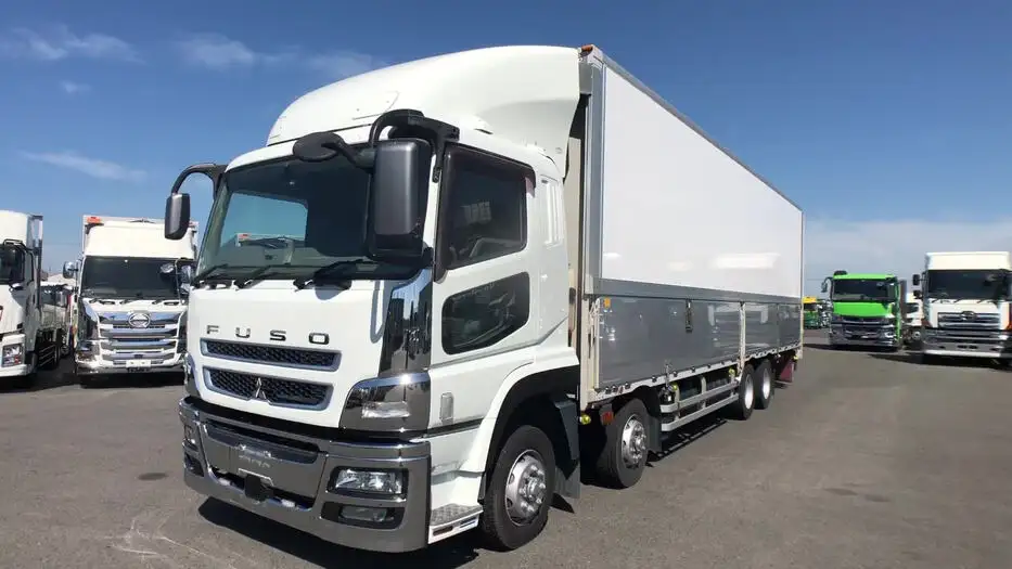 三菱 スーパーグレート 大型 ウイング エアサス ベッド の中古トラック【車両No.152430】