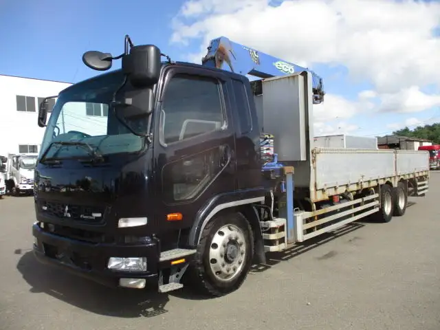 三菱 ファイター 中型/増トン クレーン付 アルミブロック 4段 の中古トラック【車両No.152475】